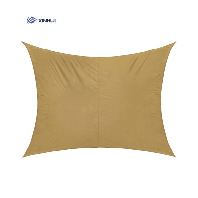 160gsm 3x3m Square sand color waterproof sun shade fabric